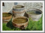 Tonneaux dans une seconde vie.Après le vin...l'eau