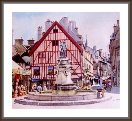 Place la plus animée de Dijon